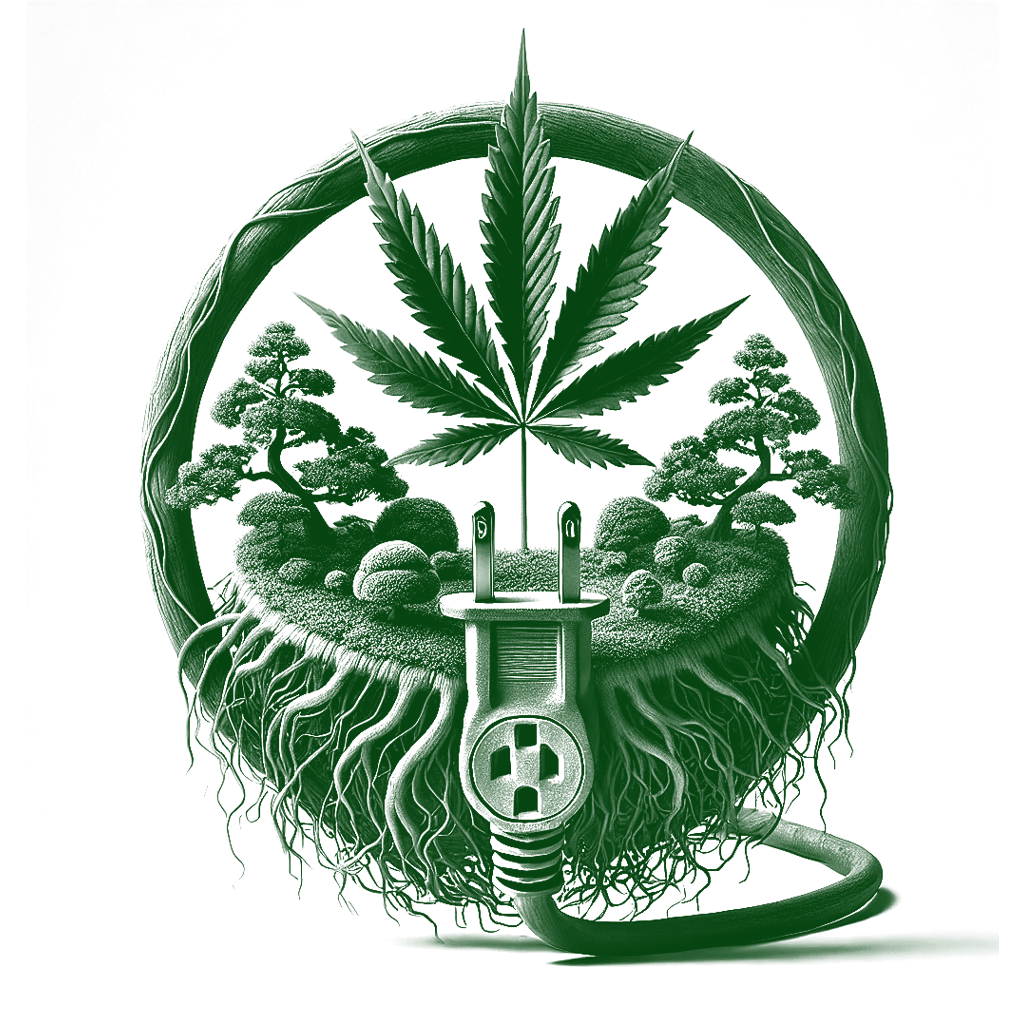 100% green electricity 0% CO2 emission badge — LIBERA HERBA