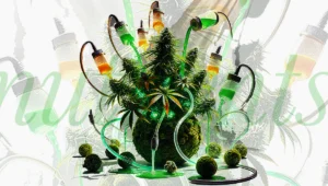 Cannabis plant with nutrient solution — The Nutrient Perspective editorial series